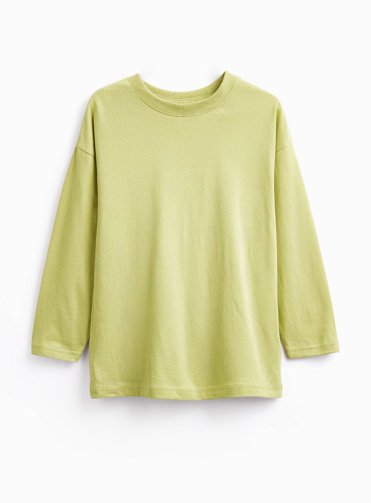 Bright Lime Long Sleeve Top 13 years - Image 1